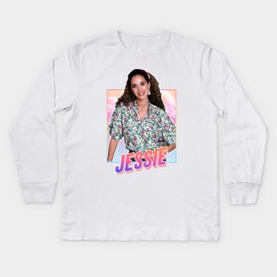 Jessie - Saved by the bell Kids Long Sleeve T-Shirt